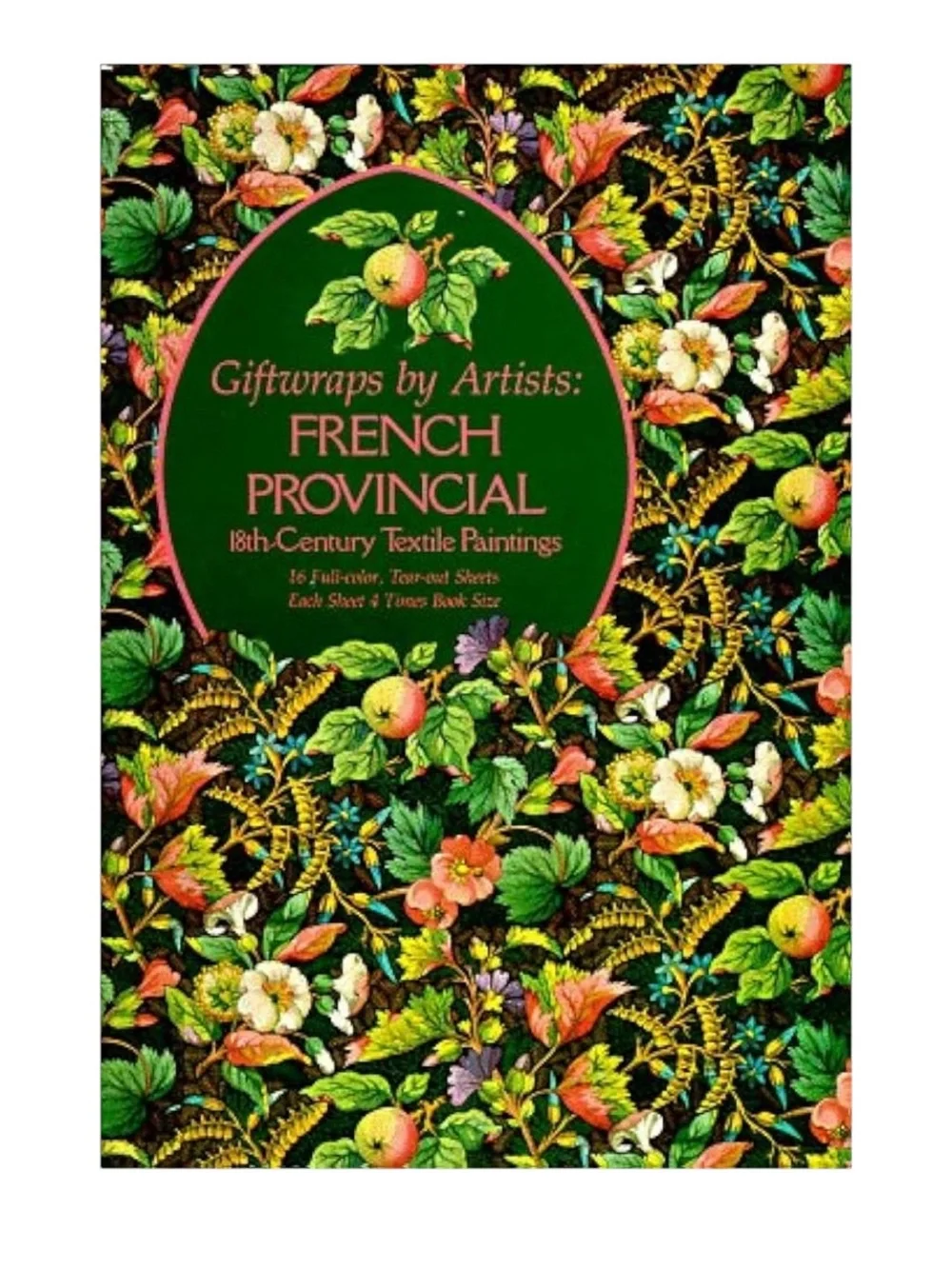 French Provincial Floral Giftwrap Book